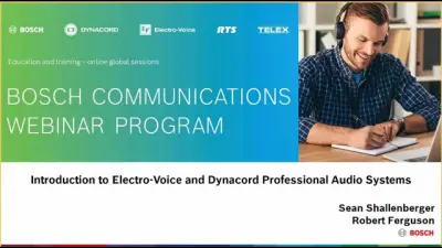 Webinar: Professional Audio Systems for Houses of Worship, Retail, Restaurants and Sports facilities